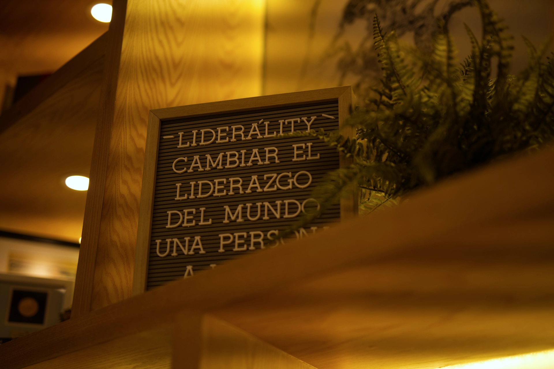 Mensaje institucional de Liderality sobre transformar el liderazgo una persona a la vez